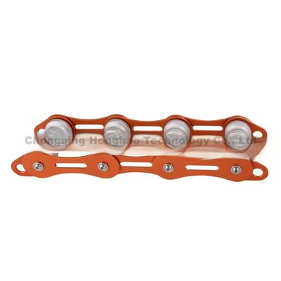 Bom preço. Protector de corda de cadeia de quatro faixas liga de alumínio durável para equipamento de escalada de resgate ao ar livre on-line