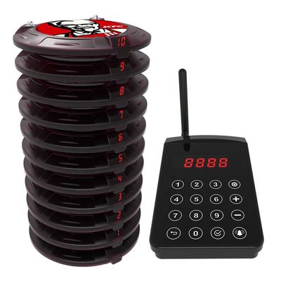 Bom preço. 500m Área Aberta Transmissão de Distância de Pager para Sistema de Paging de hóspedes de restaurante sem fio on-line