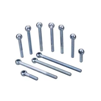 Bom preço. Zinc aço galvanizado de carbono DIN 444 parafusos de olho de precisão forjado parafuso de olho balanço parafuso de fixação mecânica on-line