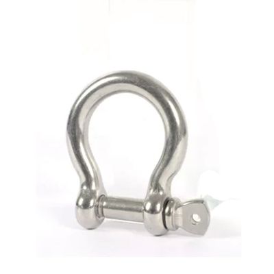 Bom preço. Tecnologia de fundição de precisão Aço inoxidável polido preto e prateado 304/316 D Chackle Bow Chackle para fixação on-line