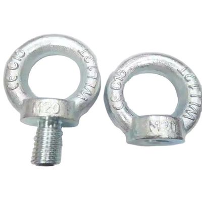 Bom preço. Zinc Finish Eye Bolt Eye Screw M6-M36 Carbon Steel Lifting Ring com galvanizado DIN580 on-line