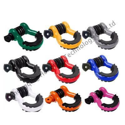 Bom preço. Aço inoxidável pesado Off Road Bow Shackle Aço carbono plástico protegido on-line