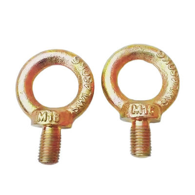 Bom preço. Cabeça Forjada de Aço Amarelo Zinco JIS 1168 Força Pesada Elevador Olho para Olhos Customizados on-line