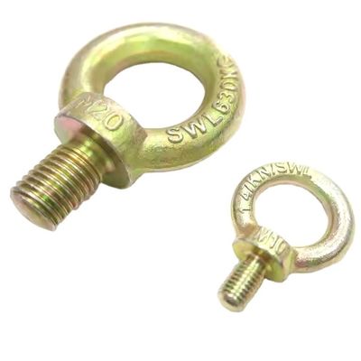 Bom preço. Aço Galvanizado M20 Zinco Revestido de gota Forjado parafusos de olho anel de elevação JIS1168 parafusos de olho on-line