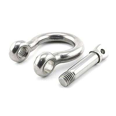 Bom preço. Alças de arco de aço inoxidável com tipo de pin de colarinho e acabamento polido on-line