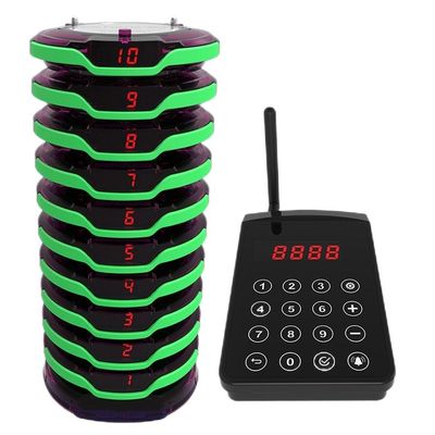 Bom preço. Ecrã sensível ao toque Sistema de chamador de restaurante CoreLink com 10 chamadores vibratórios Moldes privadas Sim on-line