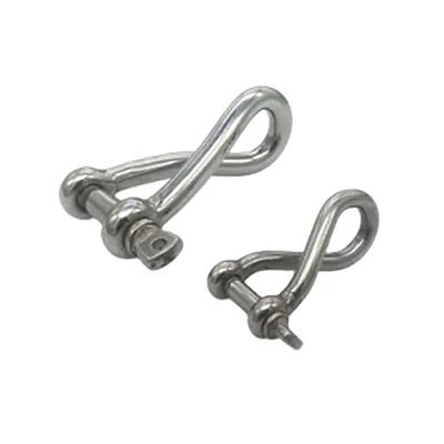 Bom preço. Aço inoxidável personalizado 304 / 316 Chackle torcido com pin de parafuso Não padrão on-line