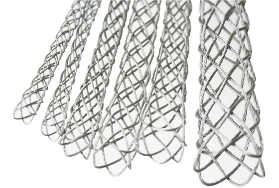 Apego de puxagem de cabo com 5 mm de amendoim Flexível rede de olho de corda Kit de meias de cabo galvanizado aço antislip tubo cabo de fio de puxagem de agarras Lassos 6 Set 4-25mm