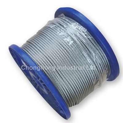 Bom preço. 6x19 FC Corda de aço Fio 6mm 8mm 10mm Diâmetro Cabo de aço carbono Fio de aço galvanizado on-line