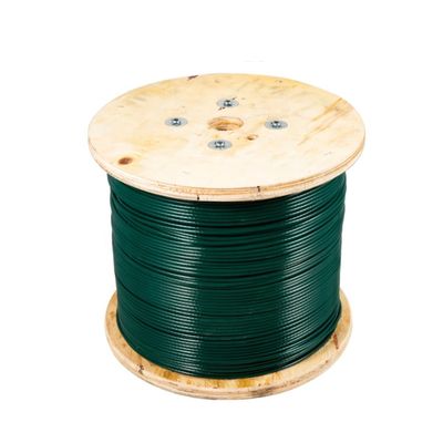 Bom preço. Cable de aço revestido de PVC galvanizado PU Cordo de arame elétrico revestido de plástico com diâmetro padrão GB 2mm-38mm 7*19 on-line