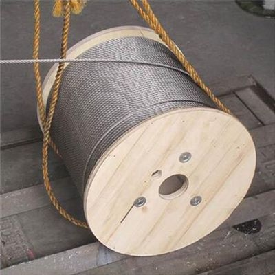 Bom preço. Standard AiSi 304 316 SUS304 SUS316 Stainless Steel Wire Rope 1x7 Rope Wire 1.5mm 2mm 3mm 4mm com Tolerância ± 1% on-line