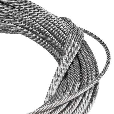 Bom preço. Cabos de aço inoxidável AISI 304 7x7 de 3 mm de grau industrial para resistência ao calor e ao frio on-line