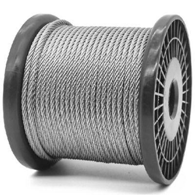 Bom preço. 6x19 IWRC Cable Rope de aço inoxidável Cabos T/S 1570Mpa 1000mtrs em Reel de contraplacado Preformado on-line