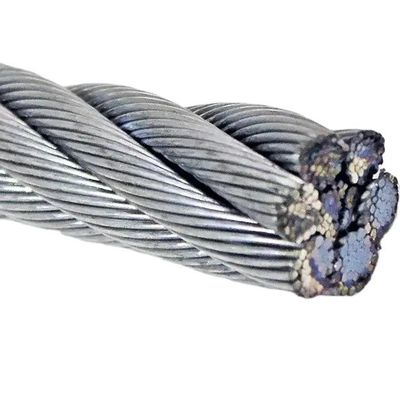 Bom preço. Cabos de aço galvanizado não ligado 6x26 IWRC/6*26 Compactados on-line