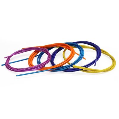 Bom preço. 1000m/rolo Transparente PVC revestido de aço inoxidável Corda de arame 1000m/rolo 0,50MM 7x7 AISI 201/304/316 on-line
