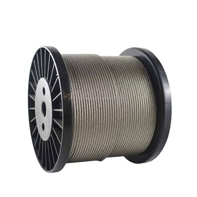 Bom preço. Cabo de aço não galvanizado ou galvanizado 6x19 com comprimento de núcleo de aço 1000m/rolo ou conforme seu pedido on-line
