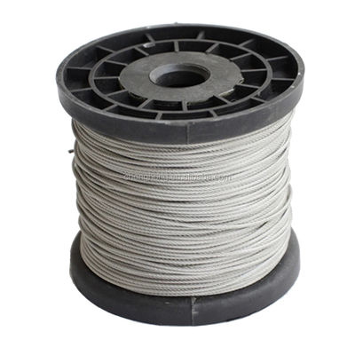 Bom preço. 6x37 Corda de cabo de aço inoxidável não resistente à rotação comprimento 500 m/rolo para cordas de arame elétrico de guindaste C teor % 0.08 on-line