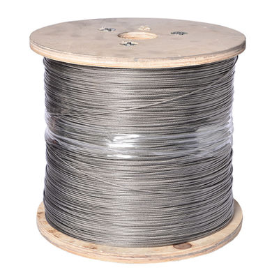 Bom preço. Corrosão resistente 0.5 mm 7x7 fio de aço inoxidável grau 304/316 para aplicações ao ar livre on-line