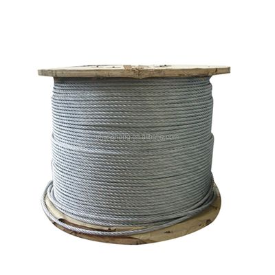 Bom preço. 12mm 6x12 7FC Galvanizado fio de aço corda para guindaste e elevação de equipamentos Tolerância ± 1% OEM resistente à corrosão on-line