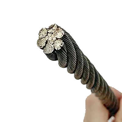 Bom preço. Suporte OEM 6*37 20 mm 1770 Mpa aço de cabeçalho frio cabo de aço não galvanizado cabo de arame para elevação de empilhadeira derricking on-line