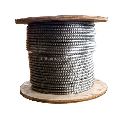 Bom preço. 6x7/6x19/6x37/6x12/6x24 Cabo de arame de aço inoxidável para elevadores/granas/marinas Superior resistência e resistência à corrosão on-line