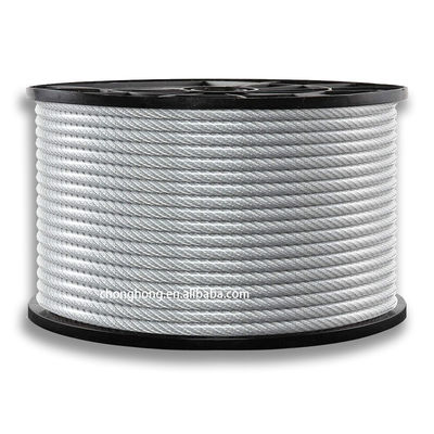 Bom preço. Corda de arame de aço brilhante 6x19 6x36 6x41 8x36 6x36 Construção Construção 6x36 Núcleo de aço ou núcleo de fibra brilhante on-line