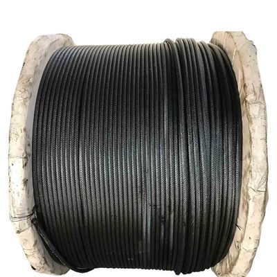 Bom preço. 26mm 6x37 FC Cordão de arame de aço não galvanizado Cabos de aço com óleo preto Construção especial de aço de cabeçalho frio 26mm on-line