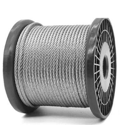 Bom preço. Cabos de fio de aço galvanizado 1 mm 1.5 mm 1.2 mm 3 mm 6x7 IWS Sliver acabamento galvanizado on-line