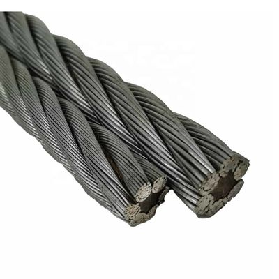Bom preço. 6X19 FC Cabo de arame de aço trançado com corda para requisitos de processamento de dobra on-line