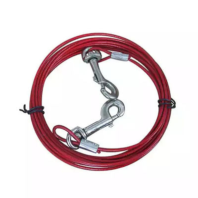 Bom preço. 7x19 Pvc revestido galvanizado fio de aço corda Cão amarre cabo dentro de aço especial de corte livre on-line