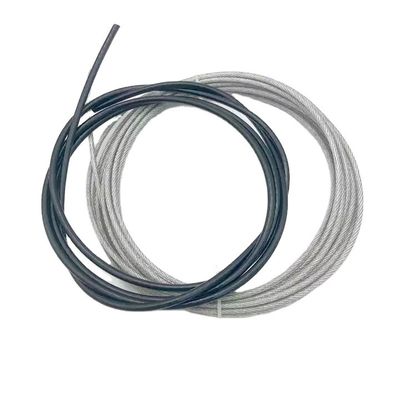 Bom preço. Fios de aço inoxidável ou galvanizados 1-16 mm de PVC/NYLON/PU revestidos com AiSi padrão on-line