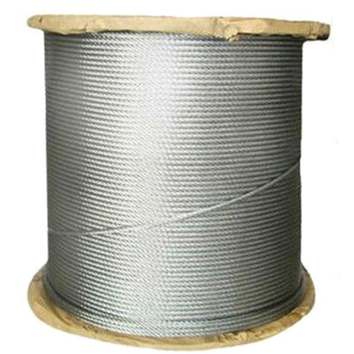 Bom preço. Cadeia de arame 6x36 não galvanizada e galvanizada para aço carbono Cadeia de arame de 16 mm em cabos de aço on-line