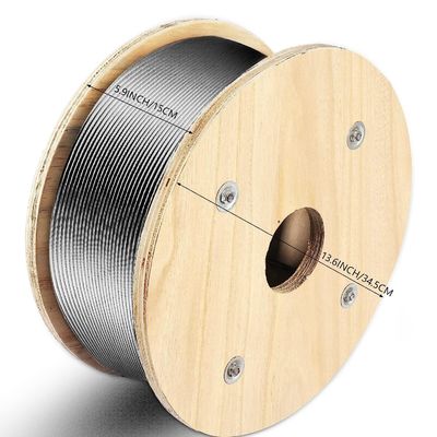 Bom preço. Cabos de aço galvanizados não galvanizados de ferro de 6 mm a 14 mm com serviço de processamento e não revestido on-line