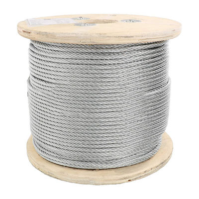 Bom preço. Cabo de aço para guindaste e elevador Tolerância especial de aço a frio ± 1% Cabo de arame galvanizado 1x7 7x7 7x19 a preço acessível on-line