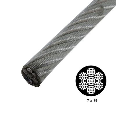 Bom preço. 1000FT 7 x 19 fios AISI316 1/8