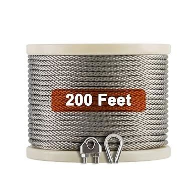Bom preço. 304 aço inoxidável galvanizado 7X19 6mm galvanizado cabo de aeronave para aplicações de cercas on-line