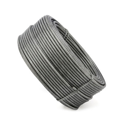 Bom preço. Cabos para aeronaves galvanizados 7X19 Cabos de arame de aço de alta resistência com 304 aço inoxidável Aceitação OEM on-line