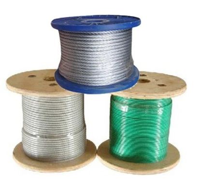 Bom preço. Construção não ligada Pvc revestido de fio de aço galvanizado com forte resistência à tração on-line
