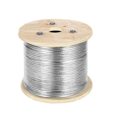 Bom preço. Padrão AiSi 6*19 Acoplamento galvanizado de fio de aço cabo de elevação de aço para aplicações versáteis on-line