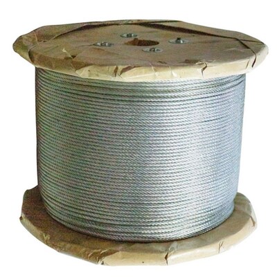 Bom preço. Cabos de aço galvanizado não ligados 1/16