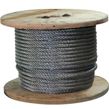 Bom preço. Cabo de Aço Galvanizado para Aeronaves 7x7 3/64