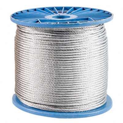Aço especial de cabeçalho frio mais baixo Proposta geral de cabo de aço galvanizado 6x12 7FC Cabo de aço galvanizado brilhante