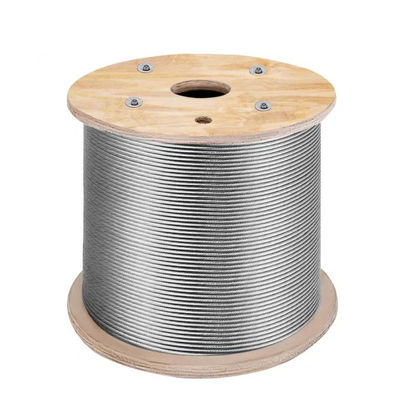 Bom preço. Acero a frio 6*19 FC Fios de aço galvanizados e não galvanizados de aço inoxidável on-line