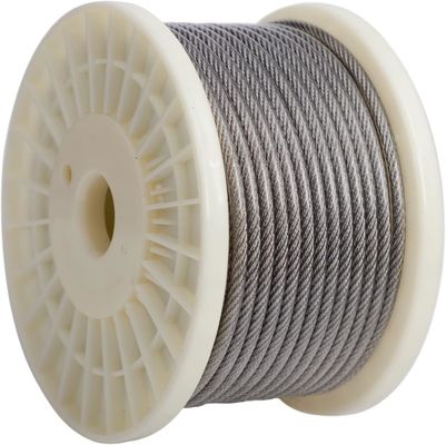 Bom preço. Cable polido 7X7 7*19 SS Cable SUS 304 SUS I316 Cable de aço cordas de 8 mm Cable Inox Cable de aço inoxidável fio de corda padrão americano on-line