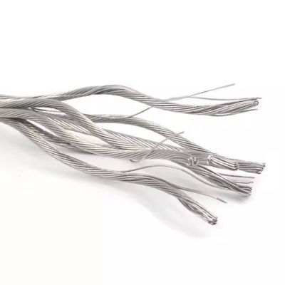 Bom preço. Fios de aço não ligado 1x19 2.6 mm 3 mm 4 mm Galvanizados para ambientes difíceis e exigentes on-line