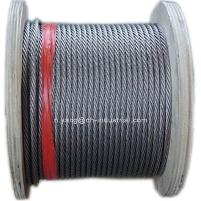 Bom preço. 6x12 7FC corda de arame 8mm corda de aço galvanizado para condições difíceis on-line