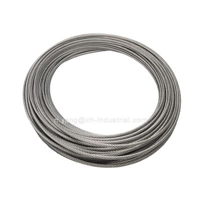 Bom preço. 120 pés 1/8 polegada T316 aço inoxidável cabo de avião 7x7 fios de fio para bricolage Kit de construção de baldaquinhas de terraço on-line