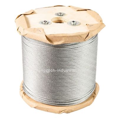 Bom preço. Aço de grau de aço de carbono Cable Aeronáutico Cable de aço Cable corda de fio 100ft bobinas em 7x19 galvanizado corda de fio on-line