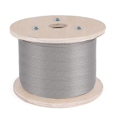 Bom preço. 6 mm Cable de aço inoxidável 304 316 304 SS Cable para balustrade Cable deck Rails Outro serviço de processamento oferecido on-line
