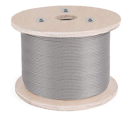 Bom preço. 6x12 7FC Cable Inox DIN/RR-W-401 Cable de aço Cobra de aço inoxidável 6*12 SS304 SS316 Corda de aço inoxidável comprimento 1000m/rolo on-line